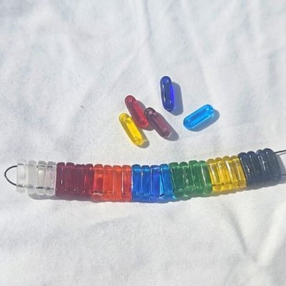 Colorful Glass Double Hole Bead Set - Picture 2 of 13